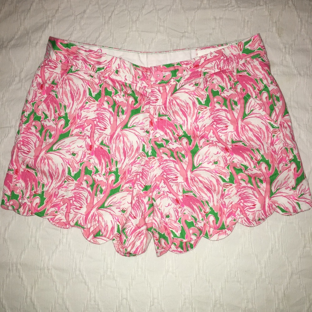🌺 Lilly Pulitzer Buttercup Shorts Sz 4 Palmetto